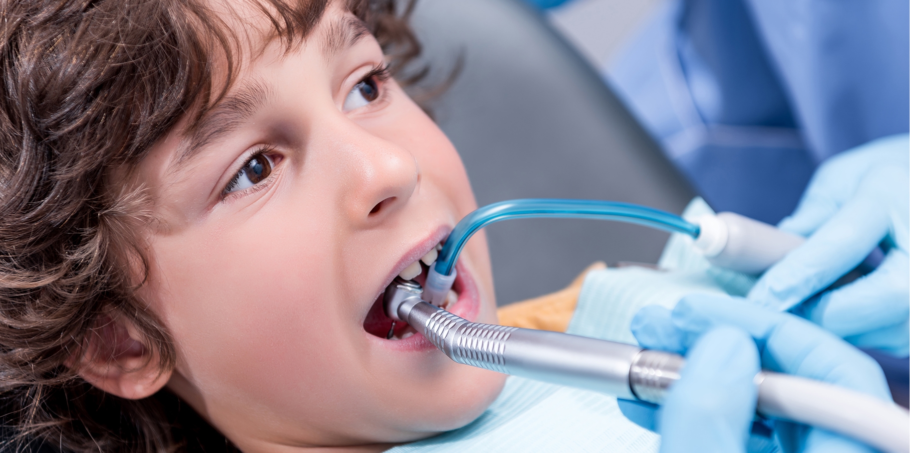 The Kennedy Dental Care team keeping a young patient comfortable