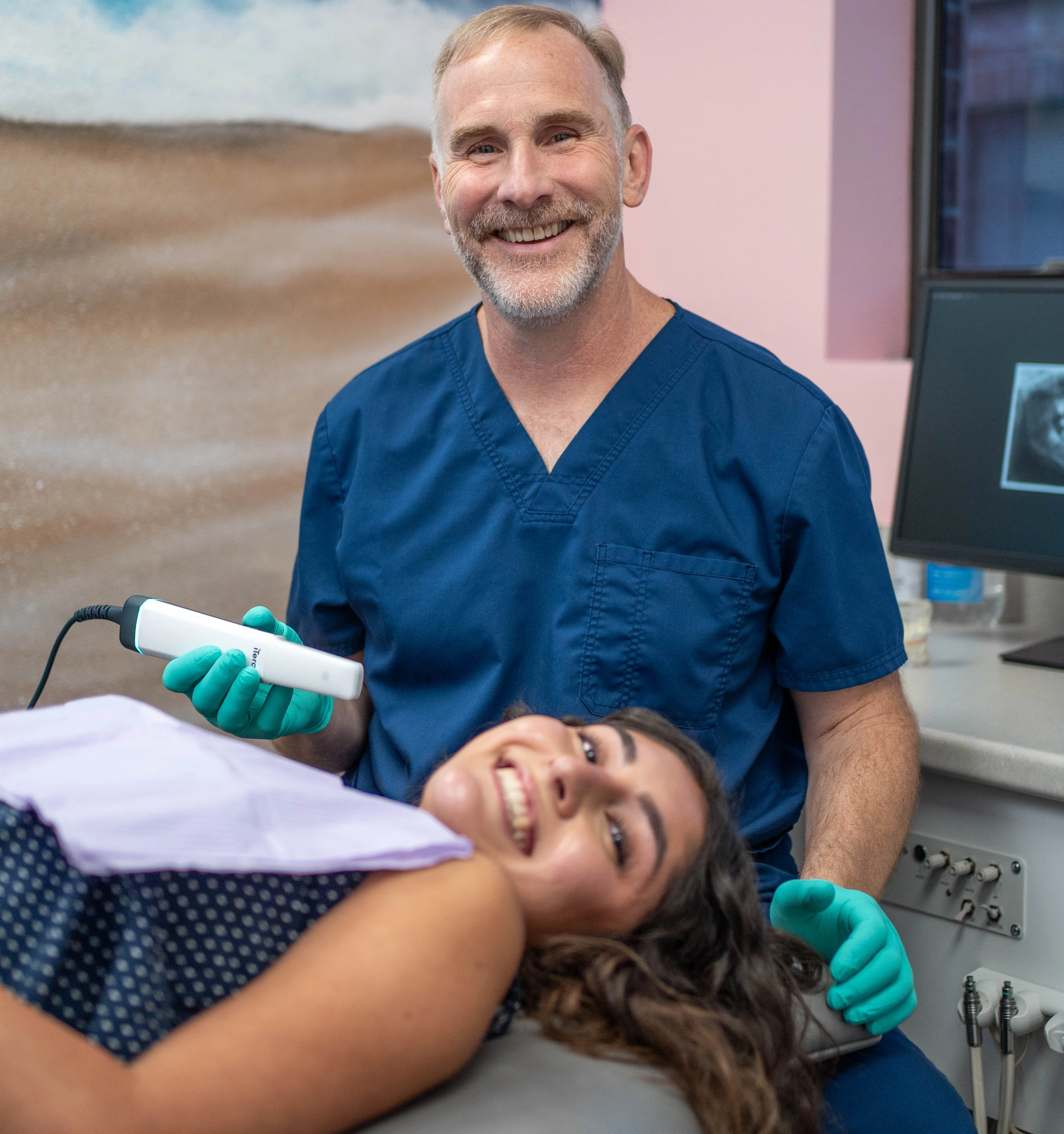 A happy patient at Kennedy Dental Care