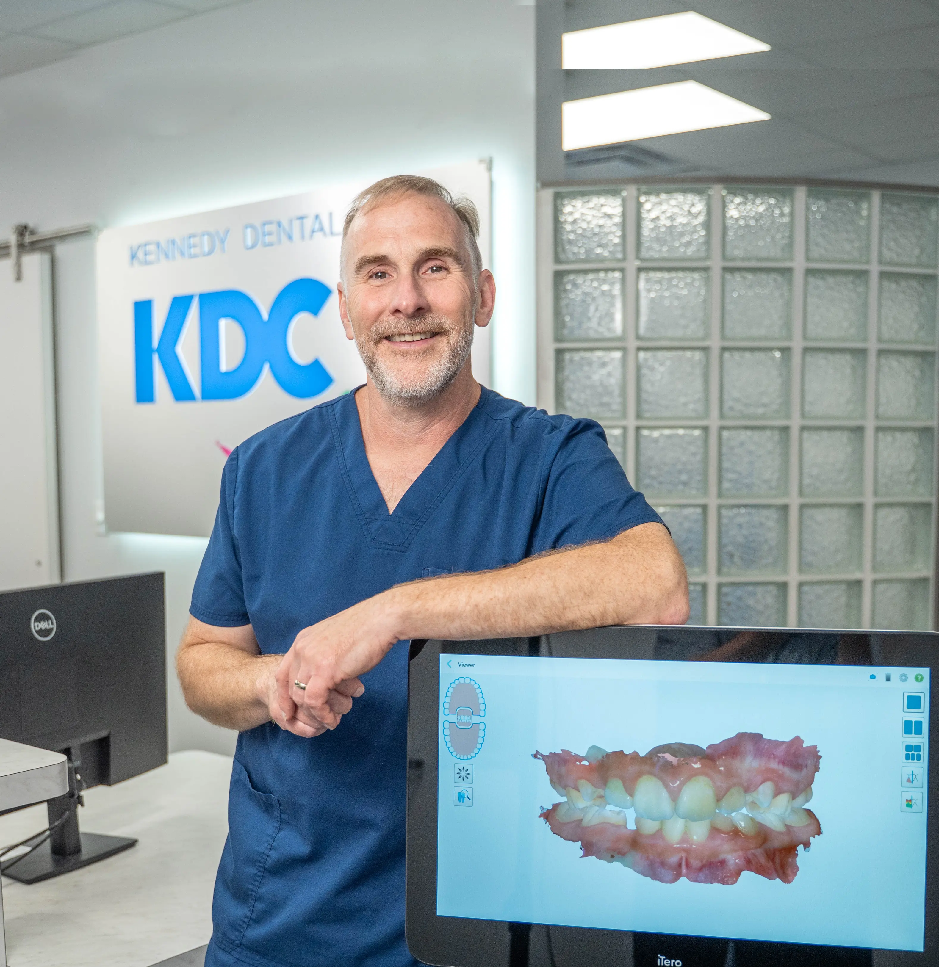 A happy patient at Kennedy Dental Care